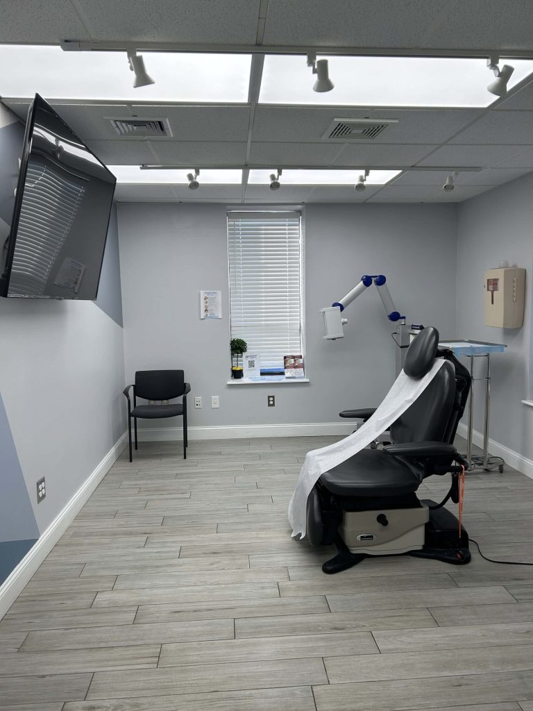 Modern treatment room at PS Dermatology